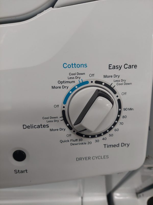 Laveuse sécheuse superposé GE modèle: GUD27ESMMWW N/S: LS037159C (#844)