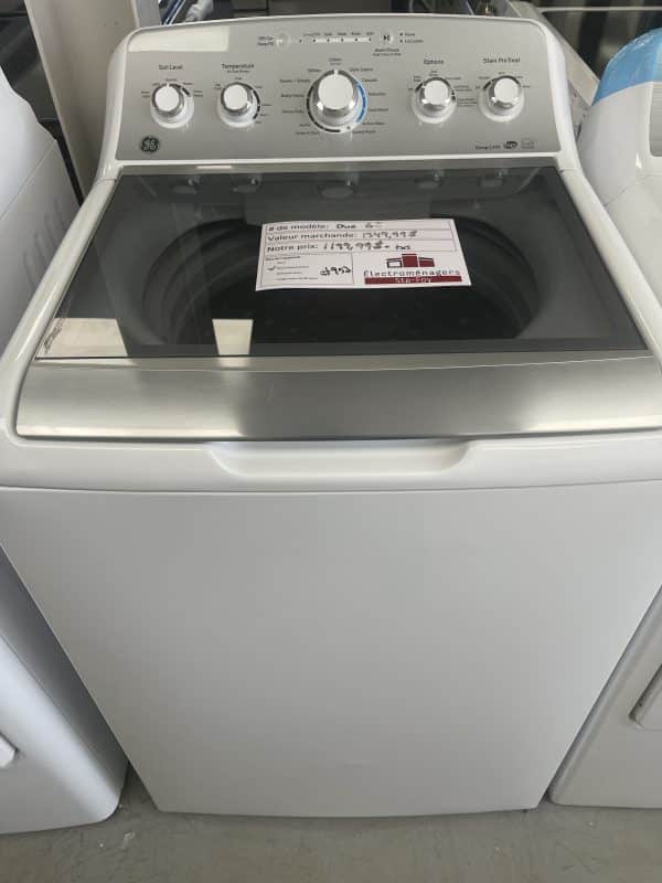 Duo Laveuse sécheuse GE Laveuse modèle: GTW575BMMWS N/S : DS305674C Sécheuse modèle: GTD40EBMR0WS n/s : MS864508C