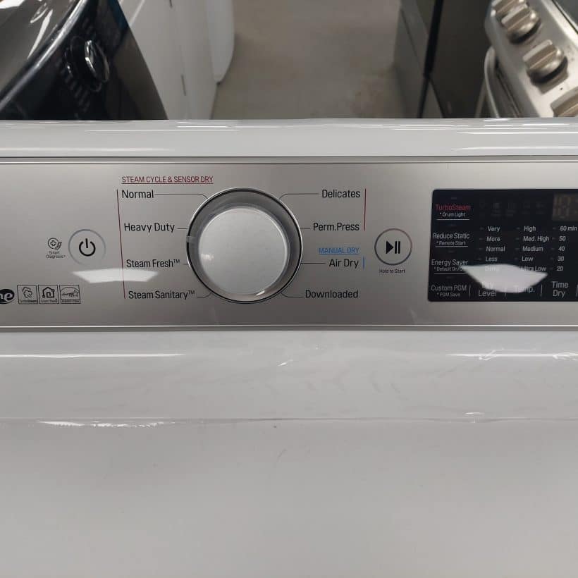 Laveuse Lg modèle WT7300CW Sécheuse LG modèle DLEX7250W (1242