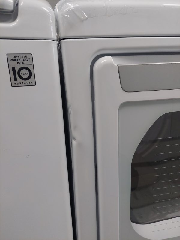 Laveuse Lg modèle: WT7300CW Sécheuse LG modèle: DLEX7250W (#1242)