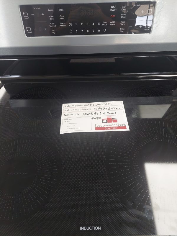 Cuisiniere Frigidaire Induction modèle: GCRI305CAFD N/S: VF1275941 (#1484)