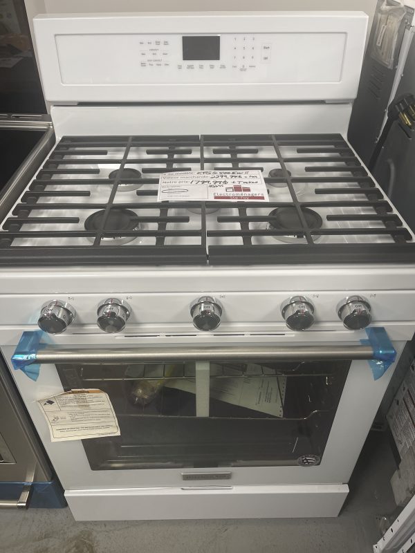 Cuisiniere KitchenAid PROPANE NM : KFGG500EW NS : RX4110267 (N.I) (#2245)