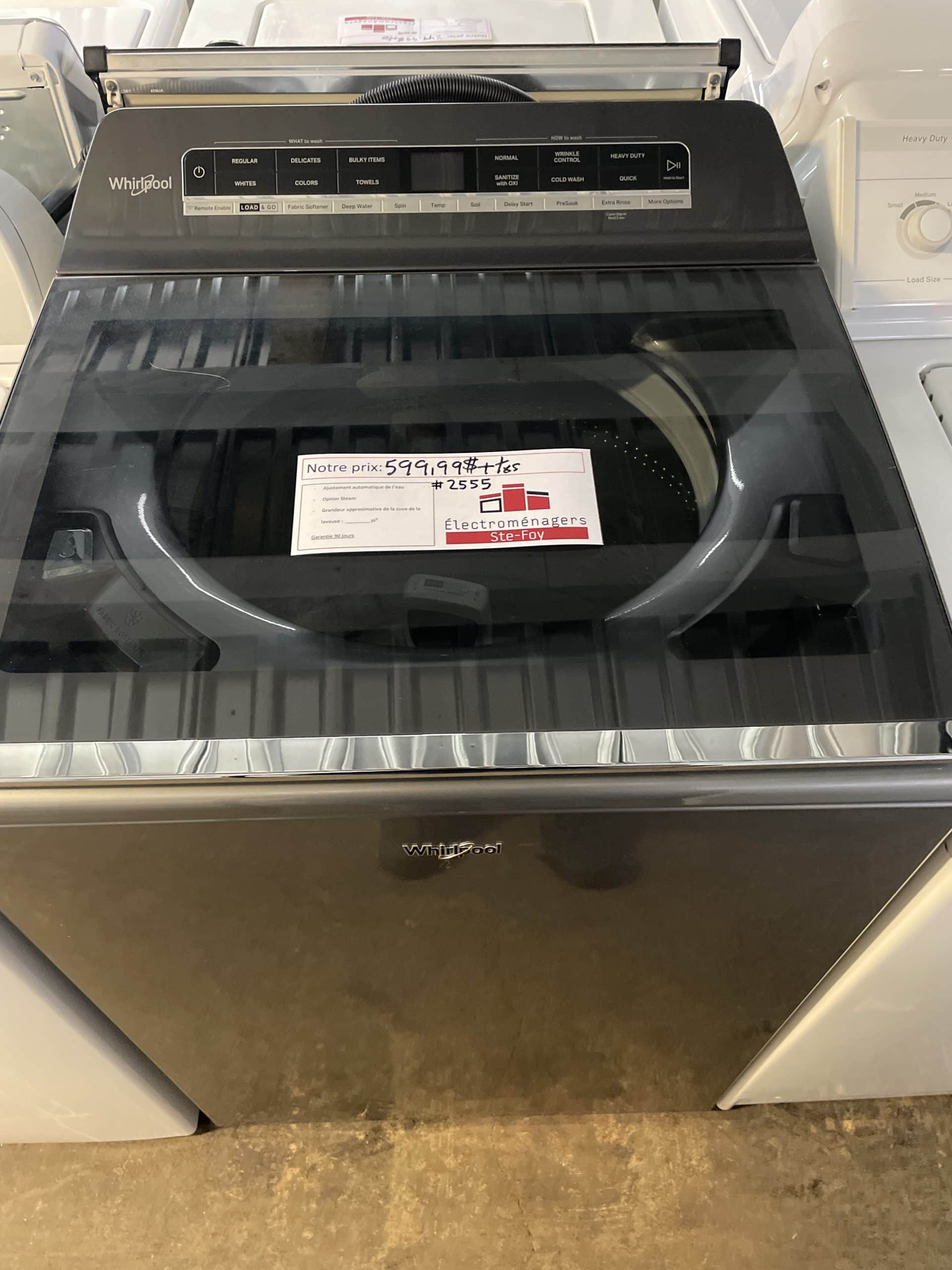 Laveuse Whirlpool (2555) (R) Électroménagers SteFoy