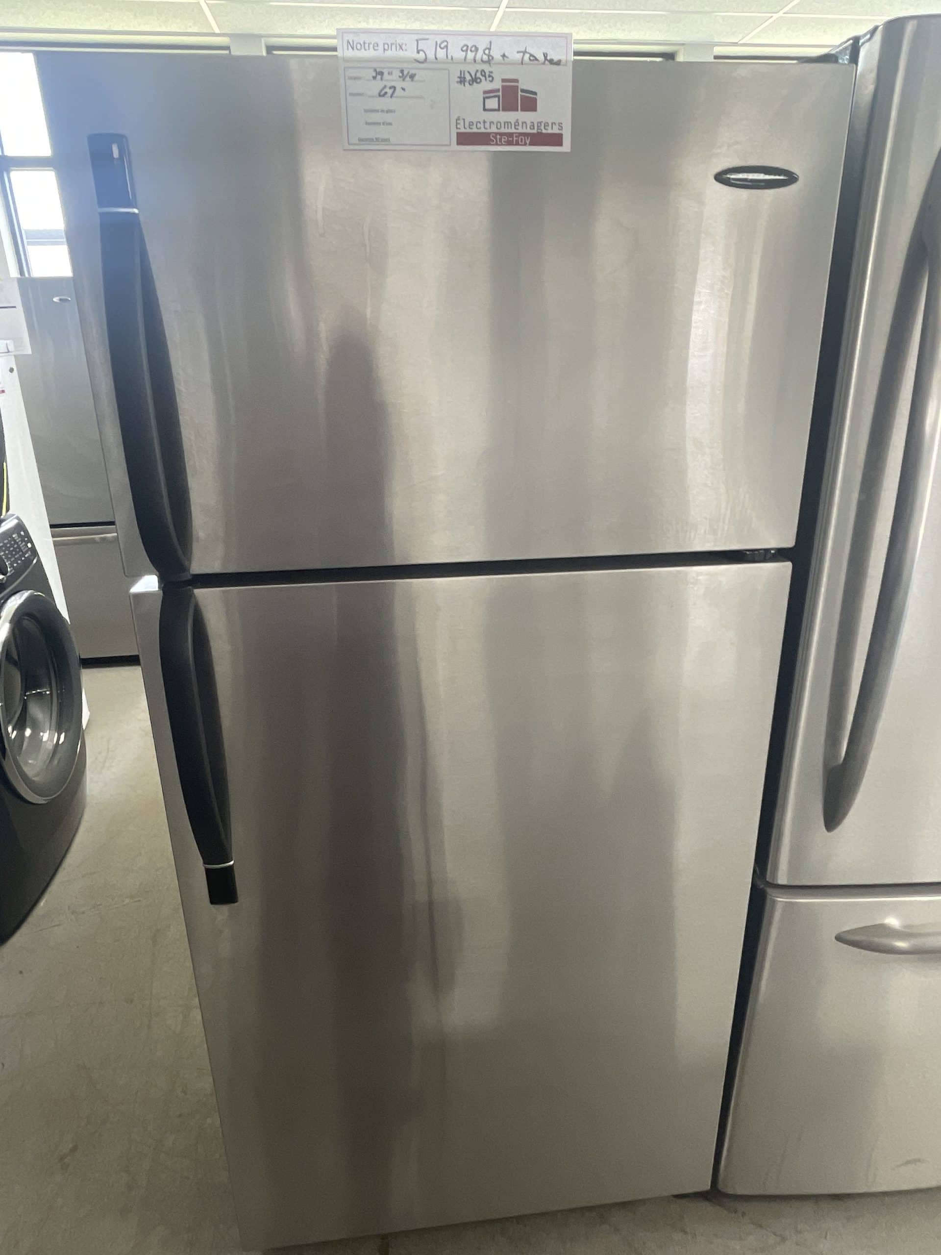 Réfrigérateur Frigidaire congel en haut ST (R) (#2695)