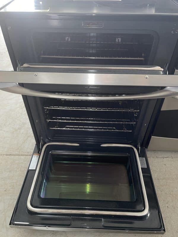 Cuisinière double four Maytag stainless à vitrocéramique (#3504) (R)