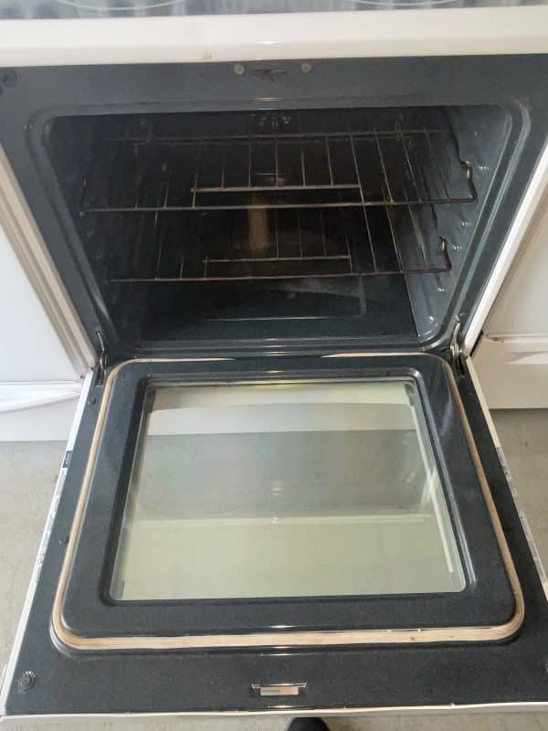 Cuisinière Kenmore blanche à vitrocéramique (R) (#3511)