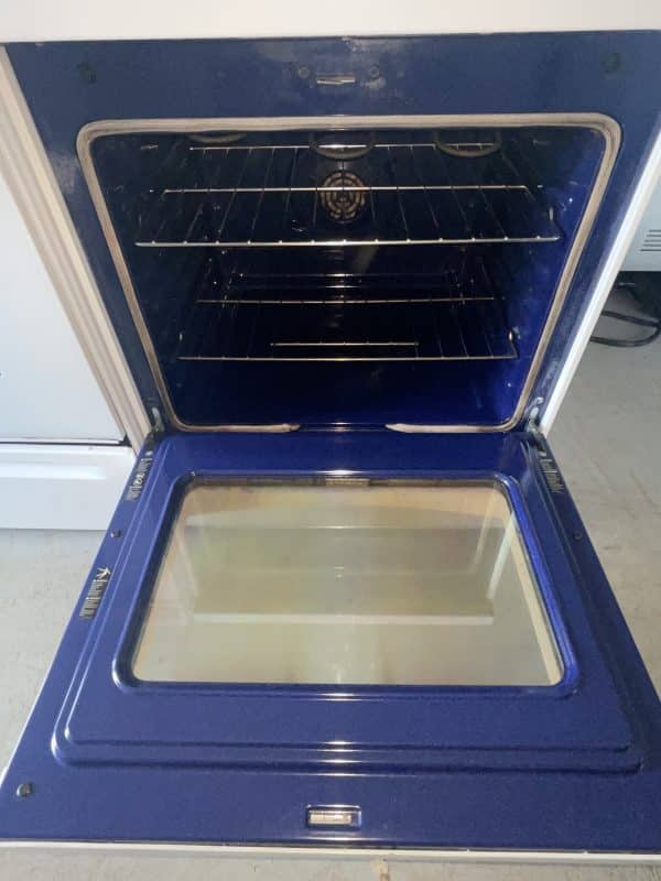 Cuisinière LG blanche à vitrocéramique (r) (#3512)