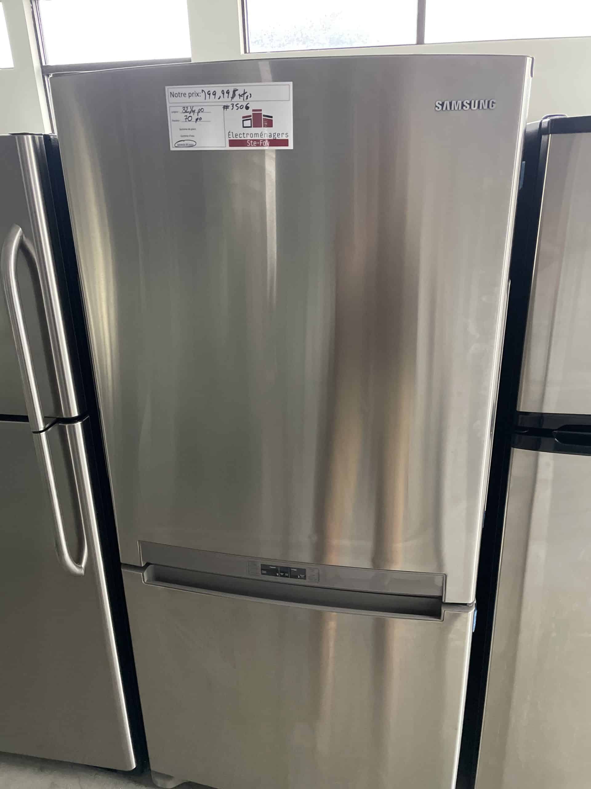 Réfrigérateur Samsung (#3506) (r) - Électroménagers Ste-Foy