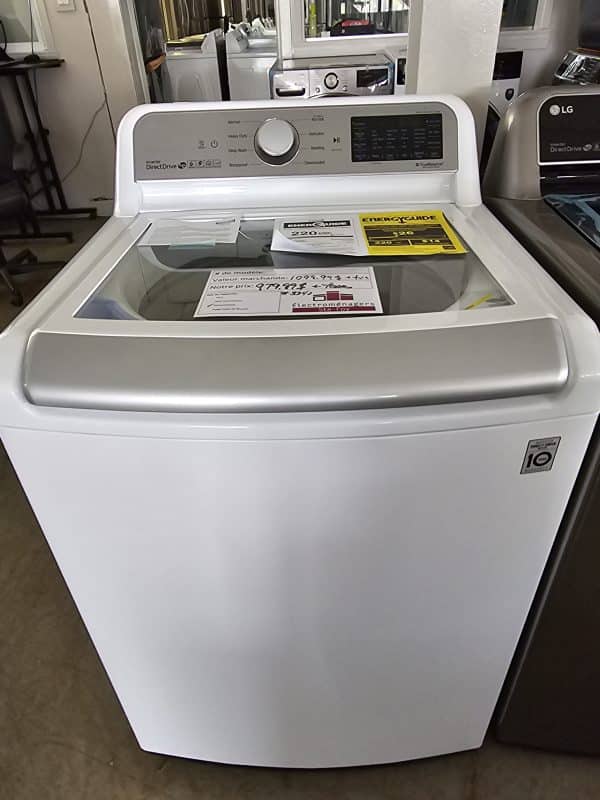 Laveuse LG blanche modèle: WT7305CW (D) (#3342)
