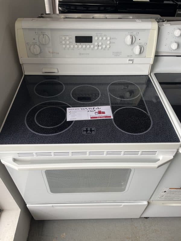 Cuisinière Whirlpool Gold blanche (#3653) (r)