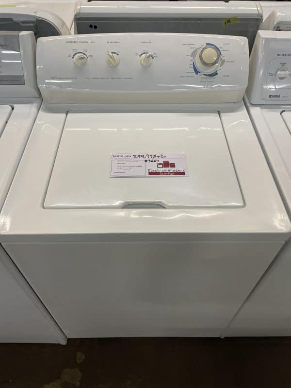 Laveuse Frigidaire blanche (#3667) (r)