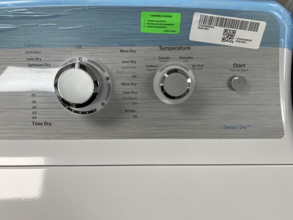 Duo Laveuse/Sécheuse GE Blanc Chargement Dessus S NM: GTD40EBMRWS NS: MV551899C L NM: GTW451BMR0WS NS: SV002550C (ni) (#4218)