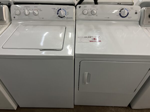 Duo Laveuse/Sécheuse GE Blanc Chargement Dessus (r) (#4258)