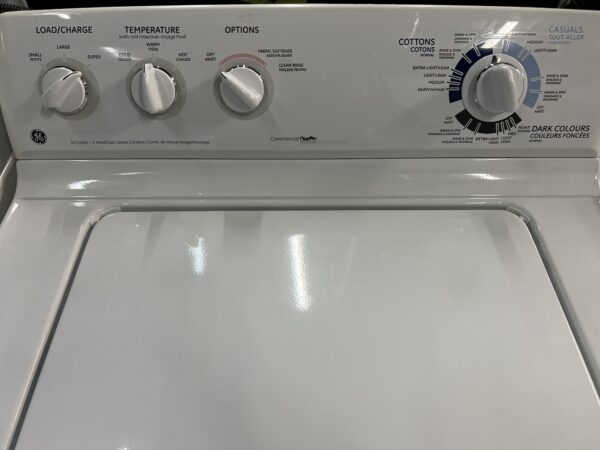 Duo Laveuse/Sécheuse GE Blanc Chargement Dessus (r) (#4258)