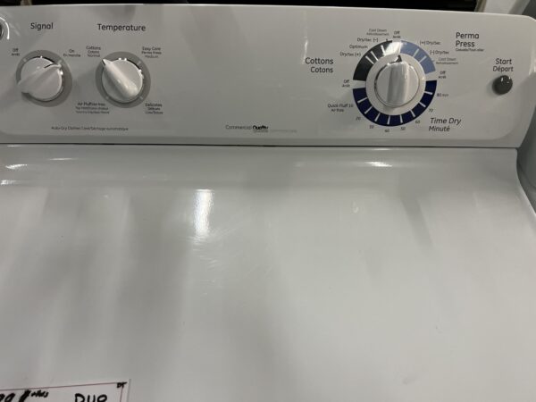 Duo Laveuse/Sécheuse GE Blanc Chargement Dessus (r) (#4258)