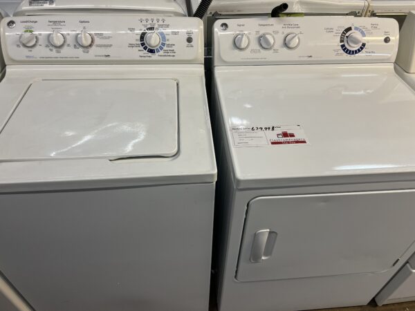 Duo Laveuse/Sécheuse GE Blanc Chargement Dessus (r) (#4270)