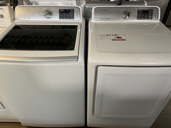 Duo Laveuse/Sécheuse Samsung Blanc Chargement Dessus (r) (#4304)