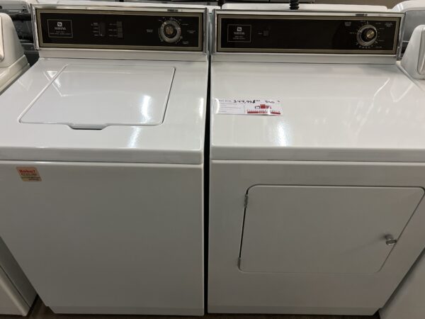 Duo Laveuse/Sécheuse Maytag Blanche Chargement Dessus (r) (#4480)