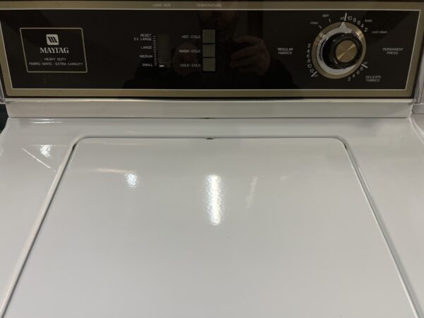 Duo Laveuse/Sécheuse Maytag Blanche Chargement Dessus (r) (#4480)