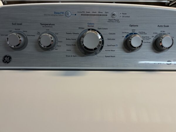 Laveuse GE Blanche Chargement Dessus (r) (#4546)