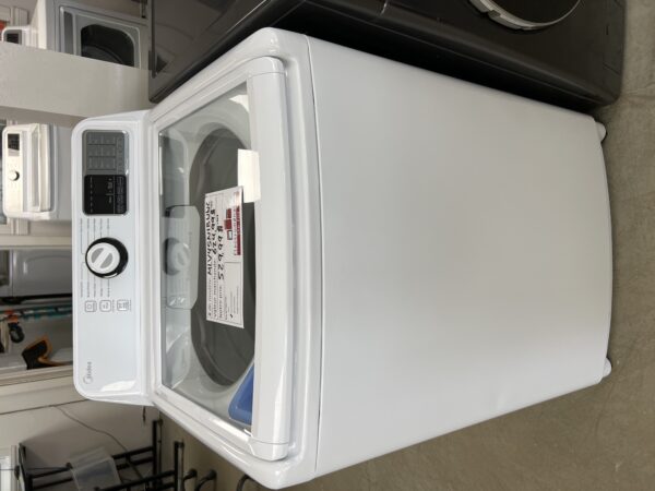 Laveuse Midea Blanche Chargement Dessus NM: MLV45N1BWWC NS: 341380007Q11C055M00238 (N.I.) (#4617)
