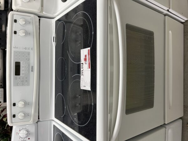 Cuisinière Kenmore Elite Blanche Vitrocéramique (r) (#4712)