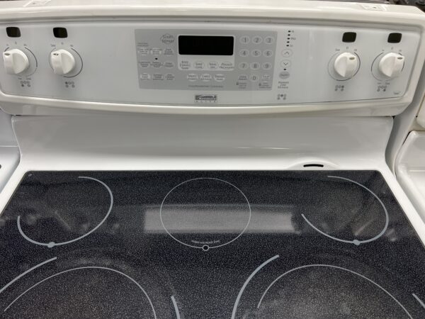 Cuisinière Kenmore Elite Blanche Vitrocéramique (r) (#4712)