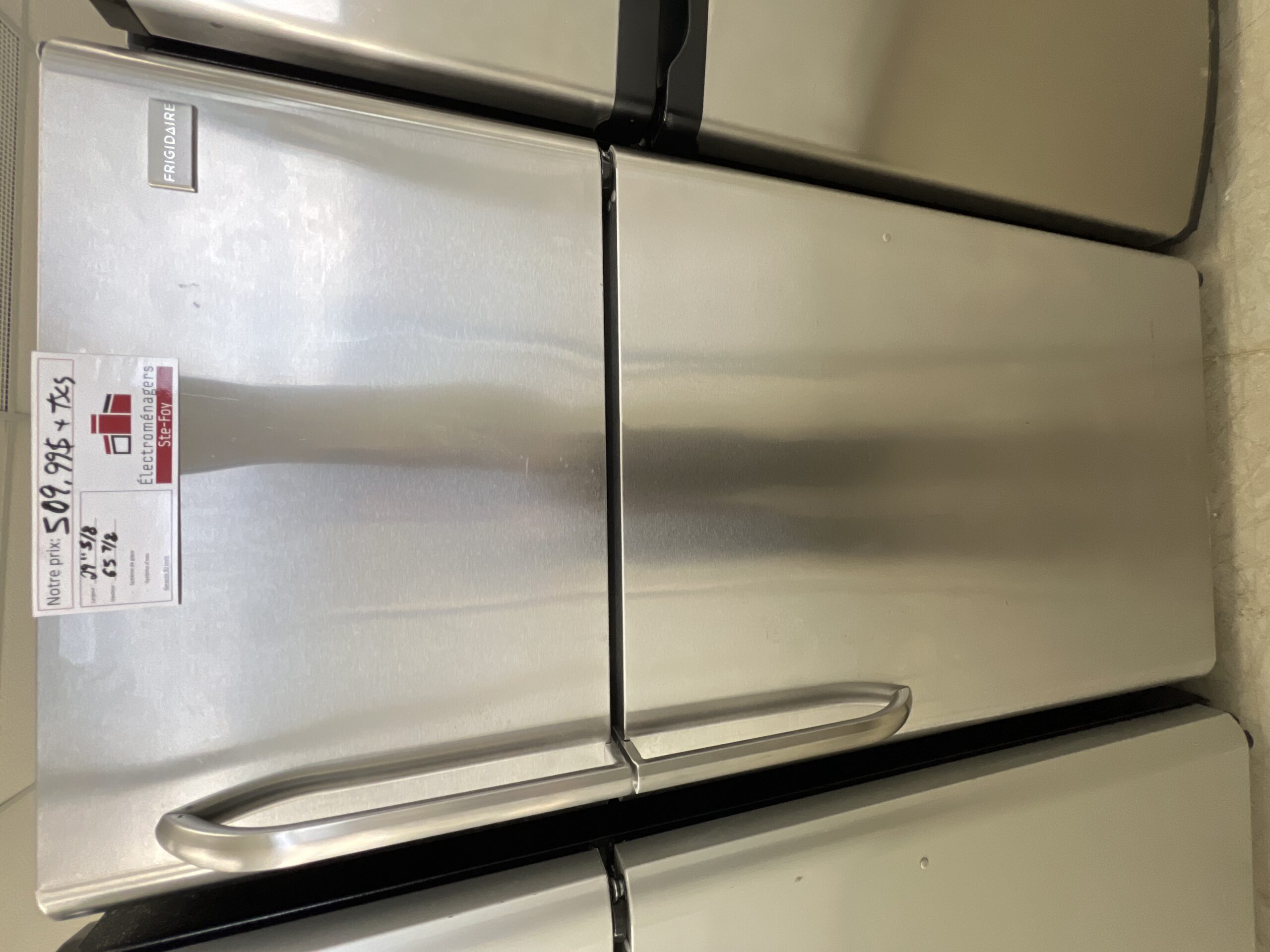 Réfrigérateur Frigidaire Stainless Congélateur en Haut (r) (#4839)